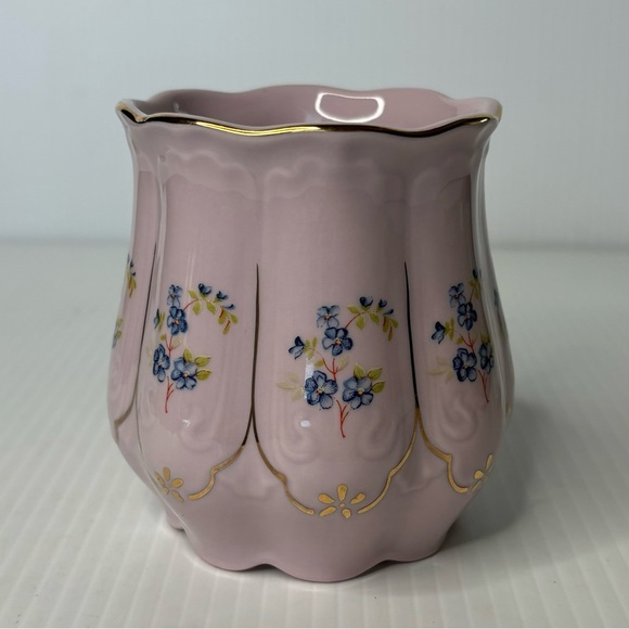 H & C Czech Original Rosa Porzelain Porcelain Mug Teacup Floral Spray Gold Trim - Picture 3 of 9